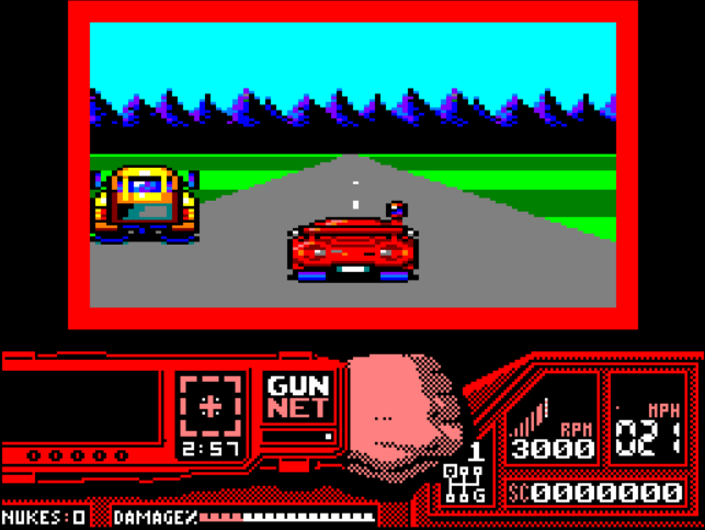 Techno Cop - Amstrad CPC game screenshot (1988) by Gremlin Graphics